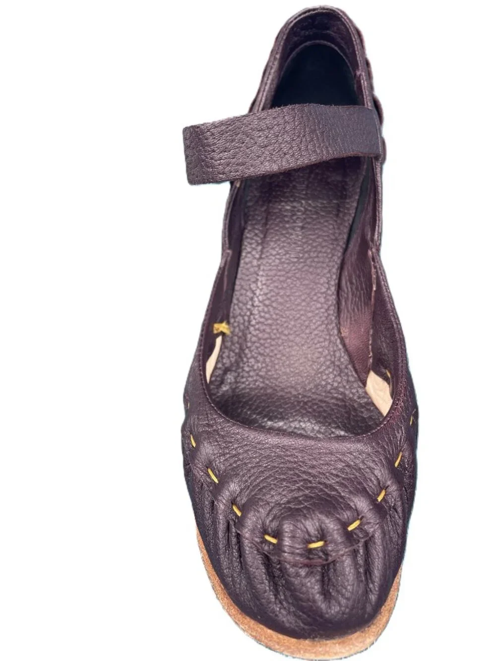 Georgina Goodman wooden stacked heel Mary Jane, size 36.5 in original